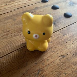 DAISO | Cute Yellow Bear Piggy Bank